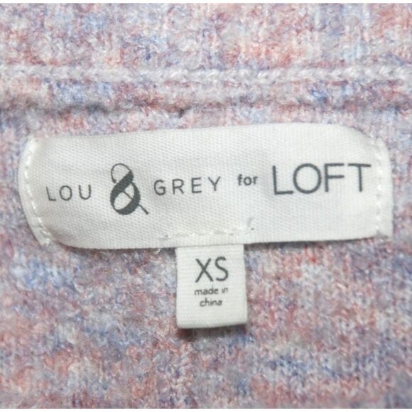 Lou & Gray for Loft Oversized Size XS Pull Over Sweater Crew Neck Dolman Sleeve - Picture 10 of 12